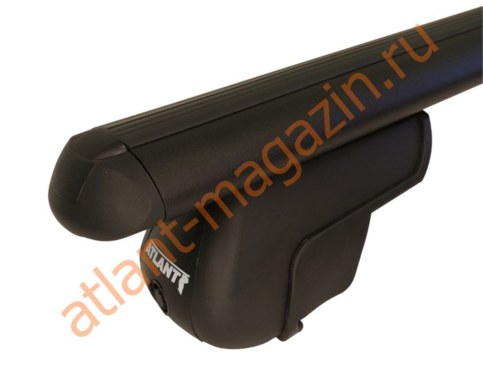 Багажник для Kia Seltos с 2019- (интегр. рейлинги) аэродинам. черная дуга, арт.8811+6029 5791