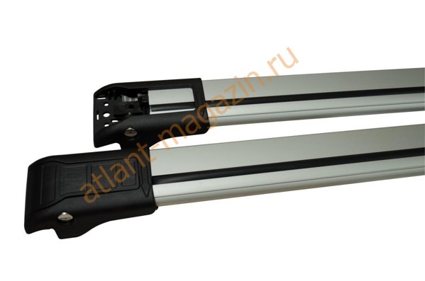 Аэродинамический багажник с замком для Nissan Qashqai +2 (на рейлинги) арт.401 3728