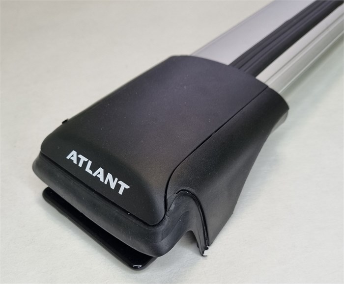 Аэродинамический багажник Wing Bar для Nissan Qashqai с 2013-(на рейлинги) блестящий 4016