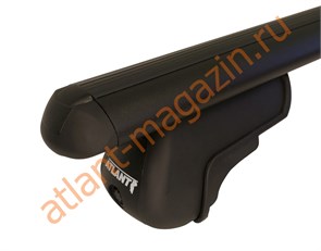 {{photo.Alt || photo.Description || 'Багажник для Chevrolet Rezzo 2000-2008 (на рейлинги), аэродинам. черная дуга, арт.8810+6028'}}