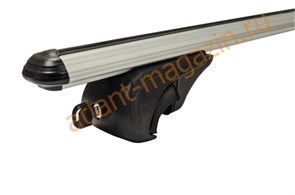 {{photo.Alt || photo.Description || 'Багажник для Renault Koleos 2008 - (на рейлинги), аэродинамическая дуга, серебристый'}}