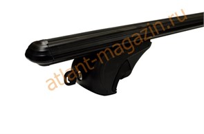 {{photo.Alt || photo.Description || 'Багажник для Renault Koleos 2008 - (на рейлинги), аэродинамическая дуга, черный'}}