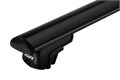 Багажник для Ford Connect (на рейлинги), крыловидная дуга черная), арт.8810+6031 4676